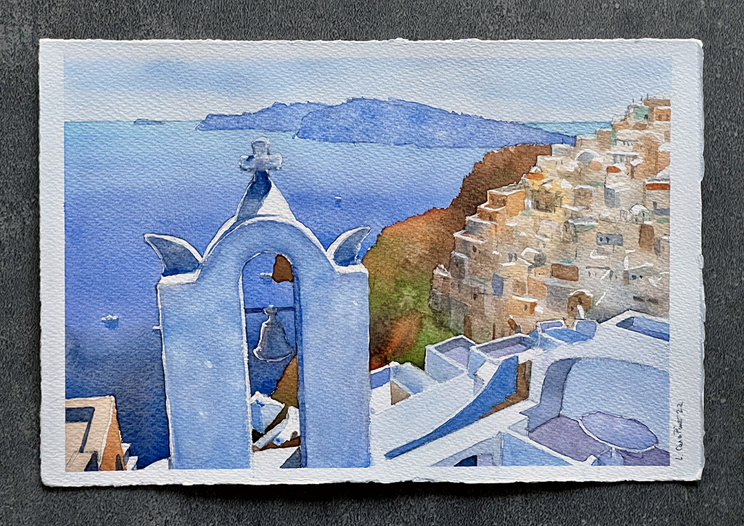 Oia, Santorini #4 - Original Artwork