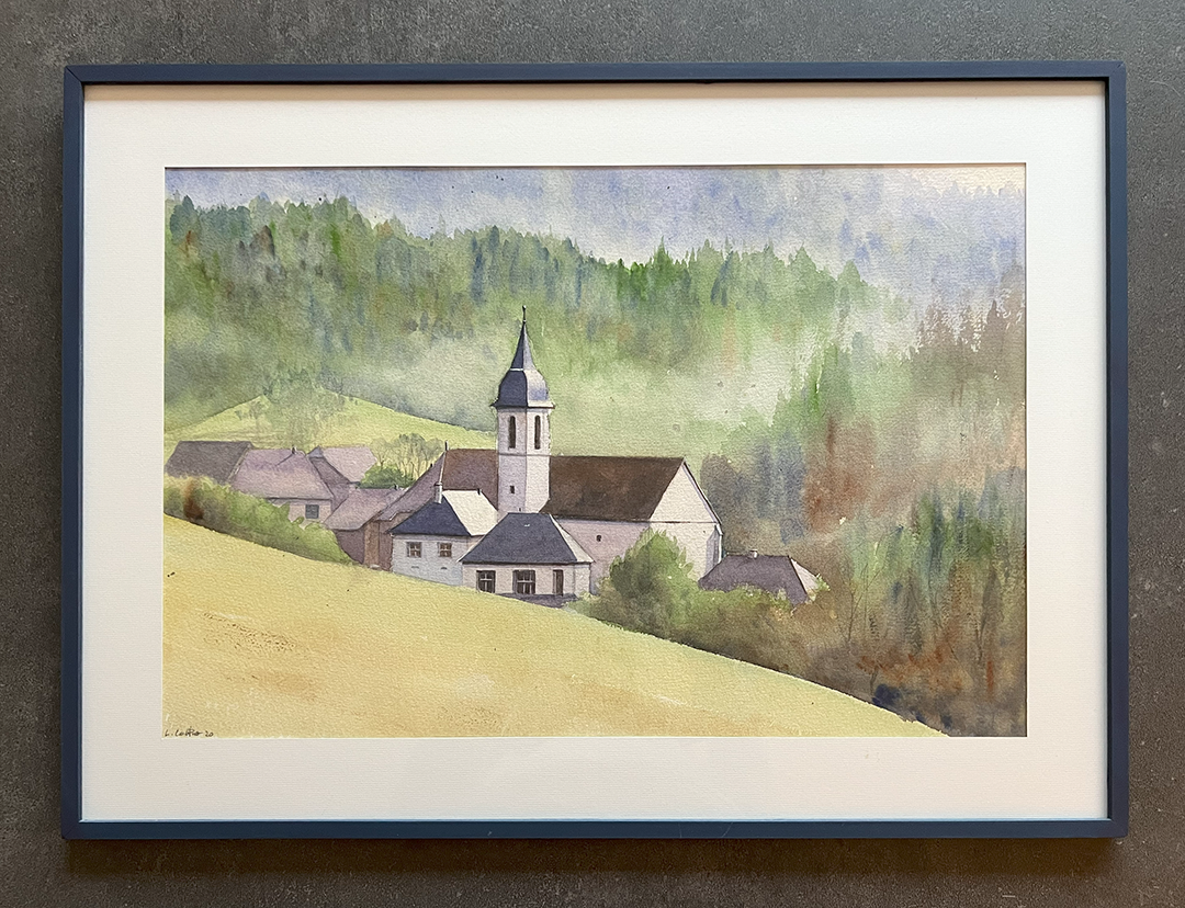 La Chapelle Saint Maurice, Haute Savoie (framed by a craftsman)