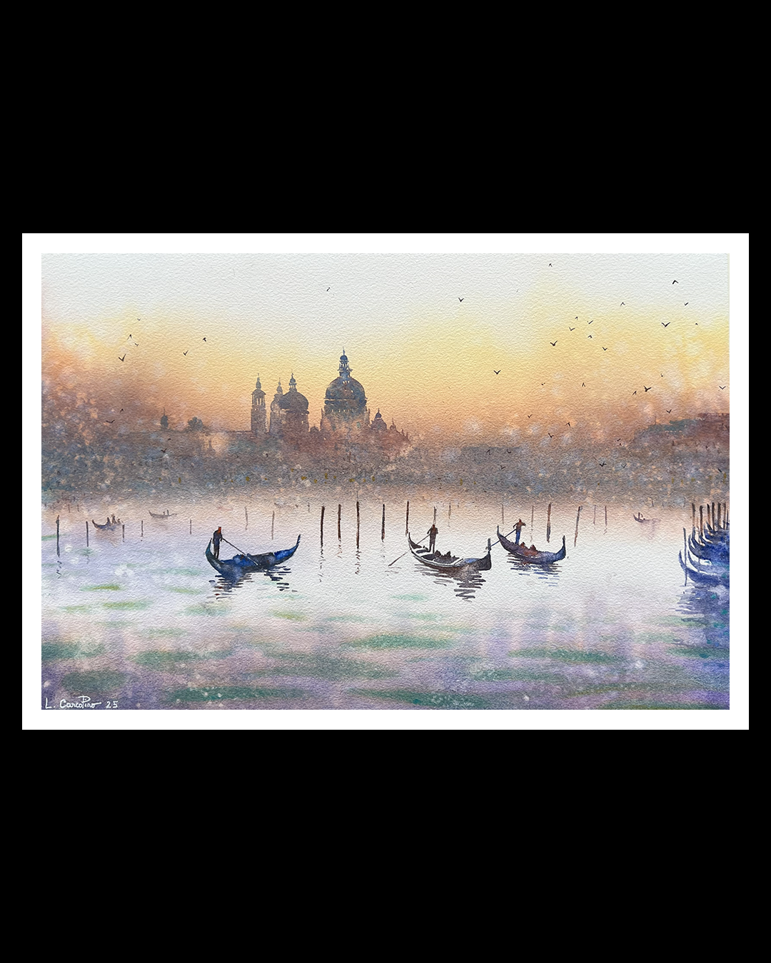 Venice, Sunset #1 - Original Artwork