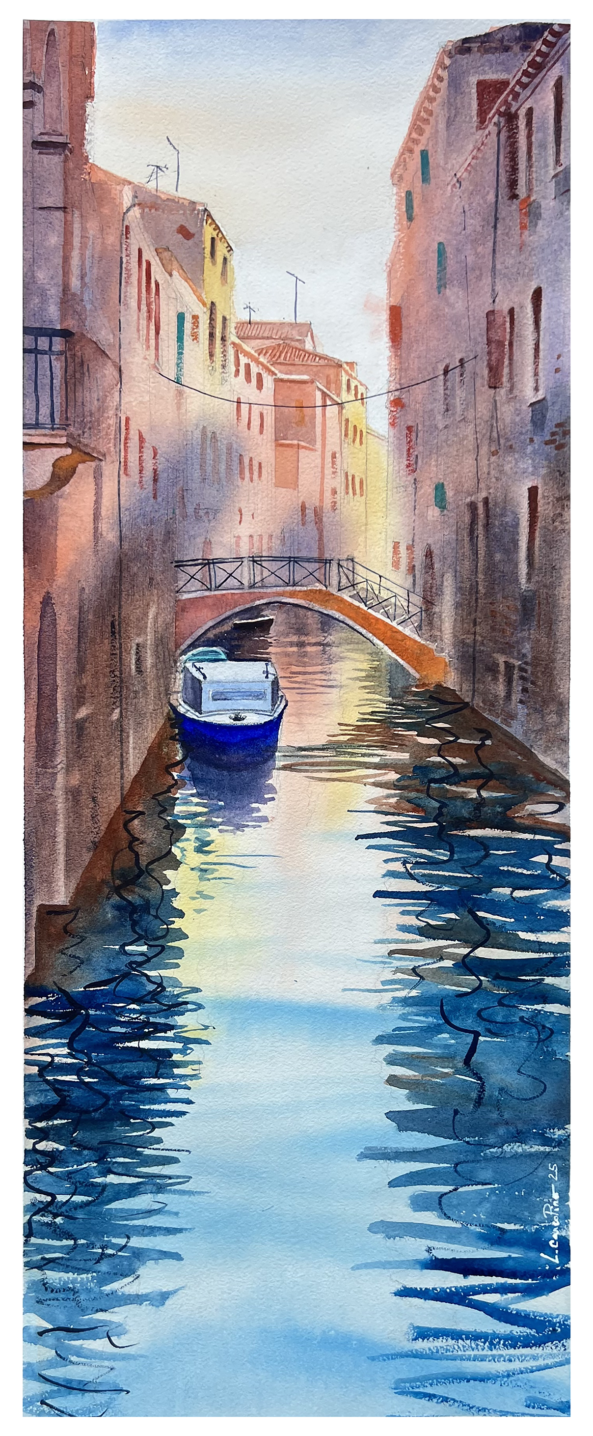 Venice, Canal #3 - Original Artwork