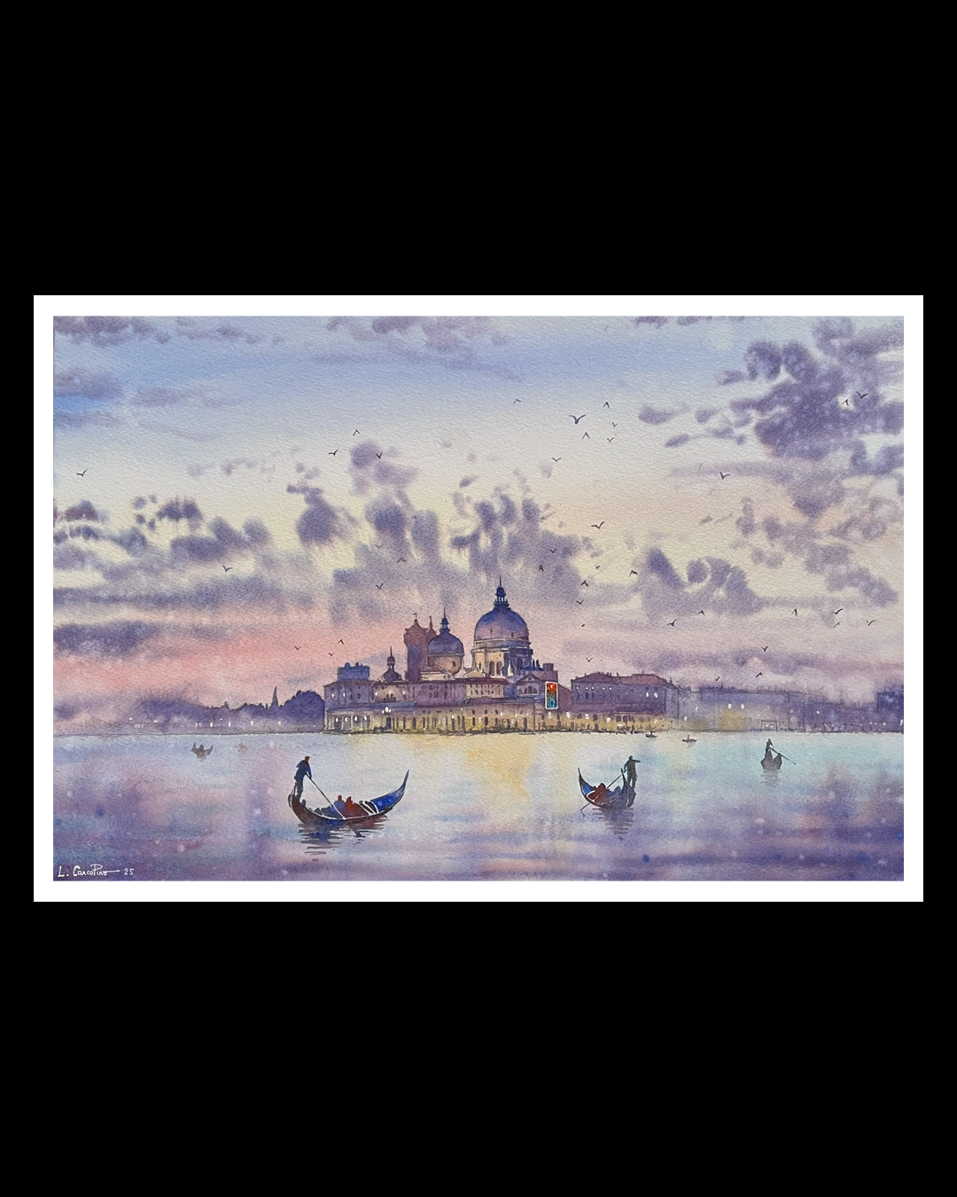 Venice, Sunset #2 - Original Artwork