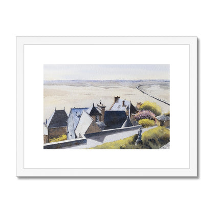 Le Mont Saint Michel 1 (watercolor) Framed & Mounted Print